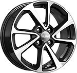 КиК КС861 ZV 15_Vesta 6x15 4x100 ET 50 Dia 60.1 алмаз черный КиК КС861 ZV 15_Vesta 6x15 4x100 ET 50 Dia 60.1 алмаз черный